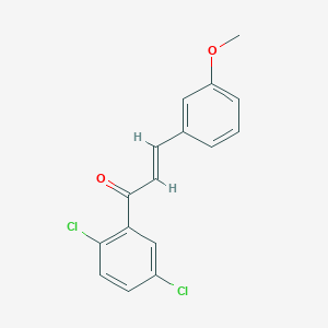 molecular formula C16H12Cl2O2 B3070463 (2E)-1-(2,5-Dichlorophenyl)-3-(3-methoxyphenyl)prop-2-en-1-one CAS No. 1003745-37-6