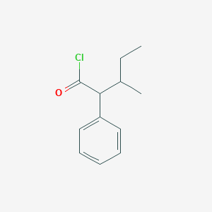 molecular formula C12H15ClO B3070488 3-Methyl-2-phenylvaleryl chloride CAS No. 100388-64-5
