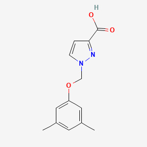 molecular formula C13H14N2O3 B3070547 1-[(3,5-二甲基苯氧基)甲基]-1H-吡唑-3-羧酸 CAS No. 1004193-21-8