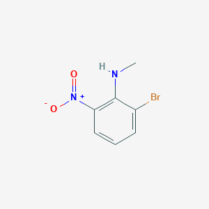 molecular formula C7H7BrN2O2 B3070593 2-溴-N-甲基-6-硝基苯胺 CAS No. 1004618-77-2