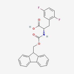 molecular formula C24H19F2NO4 B3070638 N-Fmoc-2,5-二氟-L-苯丙氨酸 CAS No. 1004959-90-3