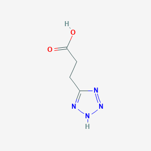molecular formula C4H6N4O2 B3070677 3-(2H-四唑-5-基)-丙酸 CAS No. 100508-42-7