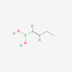 molecular formula C4H9BO2 B3070723 1-丁烯基硼酸 CAS No. 1005452-36-7