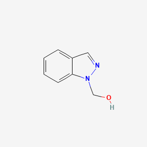 molecular formula C8H8N2O B3070765 1H-吲唑-1-甲醇 CAS No. 1006-29-7