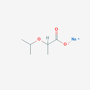 molecular formula C6H11NaO3 B3070937 Sodium 2-isopropoxypropanoate CAS No. 1006670-58-1