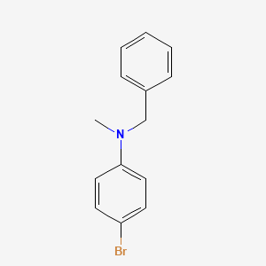 molecular formula C14H14BrN B3070964 N-benzyl-N-(4-bromophenyl)-N-methylamine CAS No. 100709-10-2