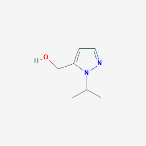 molecular formula C7H12N2O B3071026 (1-Isopropyl-1H-pyrazol-5-yl)methanol CAS No. 1007488-73-4