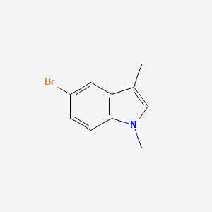 molecular formula C10H10BrN B3071027 5-Bromo-1,3-dimethyl-1H-indole CAS No. 10075-49-7