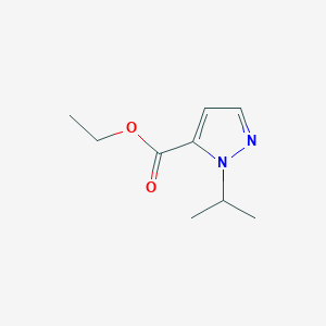 molecular formula C9H14N2O2 B3071038 Ethyl 1-(1-methylethyl)-1H-pyrazole-5-carboxylate CAS No. 1007504-99-5
