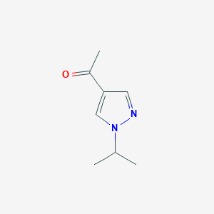 molecular formula C8H12N2O B3071045 1-[1-(丙烷-2-基)-1H-吡唑-4-基]乙烷-1-酮 CAS No. 1007518-31-1