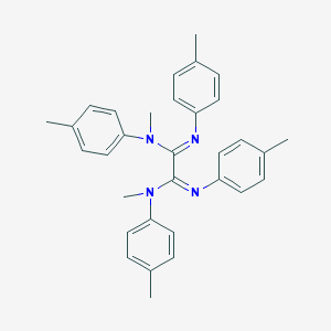 molecular formula C32H34N4 B307105 N~1~,N~2~-dimethyl-N~1~,N~2~,N'~1~,N'~2~-tetrakis(4-methylphenyl)ethanediimidamide 