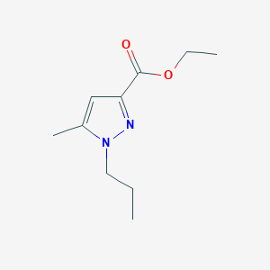 molecular formula C10H16N2O2 B3071056 Ethyl 5-methyl-1-propyl-1H-pyrazole-3-carboxylate CAS No. 1007541-78-7