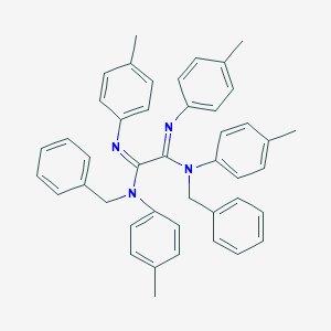 molecular formula C44H42N4 B307106 N~1~,N~2~-dibenzyl-N~1~,N~2~,N'~1~,N'~2~-tetrakis(4-methylphenyl)ethanediimidamide 