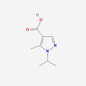 molecular formula C8H12N2O2 B3071069 1-异丙基-5-甲基-1H-吡唑-4-羧酸 CAS No. 1007541-94-7