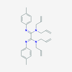 molecular formula C28H34N4 B307108 N~1~,N~1~,N~2~,N~2~-tetraallyl-N'~1~,N'~2~-bis(4-methylphenyl)ethanediimidamide 
