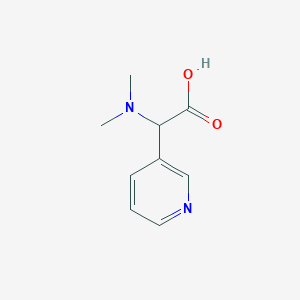 2-(Dimethylamino)-2-(pyridin-3-yl)acetic acid