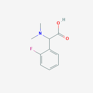 molecular formula C10H12FNO2 B3071092 2-(Dimethylamino)-2-(2-fluorophenyl)acetic acid CAS No. 1007878-86-5