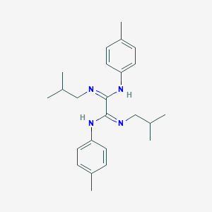 molecular formula C24H34N4 B307112 N~1~,N~2~-diisobutyl-N'~1~,N'~2~-bis(4-methylphenyl)ethanediimidamide 