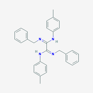 molecular formula C30H30N4 B307114 N~1~,N~2~-dibenzyl-N'~1~,N'~2~-bis(4-methylphenyl)ethanediimidamide 