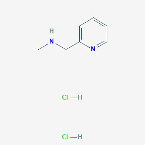 molecular formula C7H12Cl2N2 B3071200 N-methyl-1-(pyridin-2-yl)methanamine dihydrochloride CAS No. 100868-72-2