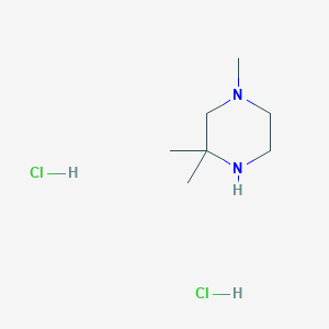 molecular formula C7H18Cl2N2 B3071249 1,3,3-三甲基哌嗪二盐酸盐 CAS No. 100911-48-6