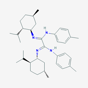 molecular formula C36H54N4 B307125 N~1~,N~2~-bis(2-isopropyl-5-methylcyclohexyl)-N'~1~,N'~2~-bis(4-methylphenyl)ethanediimidamide 
