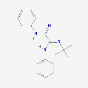 molecular formula C22H30N4 B307130 N,N'-Di-tert-butyl-1,2-bis(phenylimino)ethylenediamine 
