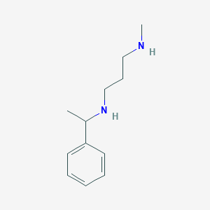 molecular formula C12H20N2 B3071300 N1-甲基-N3-(1-苯乙基)-1,3-丙二胺 CAS No. 1009511-79-8