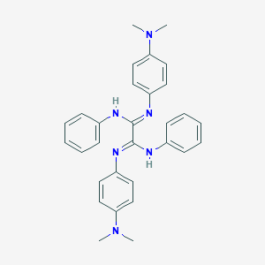 molecular formula C30H32N6 B307131 N~1~,N~2~-bis[4-(dimethylamino)phenyl]-N'~1~,N'~2~-diphenylethanediimidamide 