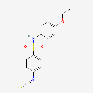 molecular formula C15H14N2O3S2 B3071341 N-(4-乙氧苯基)-4-异硫氰酸苯甲酰胺 CAS No. 100970-00-1