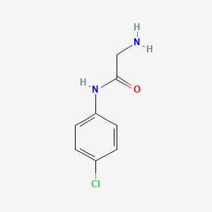 molecular formula C8H9ClN2O B3071351 2-氨基-N-(4-氯苯基)乙酰胺 CAS No. 101-88-2