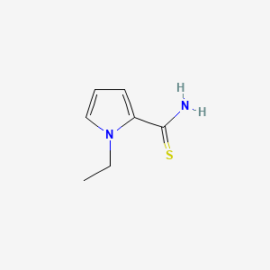 molecular formula C7H10N2S B3071357 1-Ethyl-1H-pyrrole-2-carbothioamide CAS No. 101001-60-9