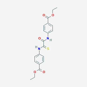 molecular formula C20H20N2O5S B307148 Ethyl 4-({2-[4-(ethoxycarbonyl)anilino]-2-oxoethanethioyl}amino)benzoate 
