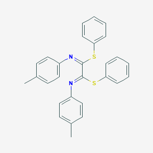 diphenyl N~1~,N~2~-bis(4-methylphenyl)ethanediimidothioate