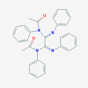 molecular formula C30H26N4O2 B307151 N-[2-(acetylanilino)-N-phenyl-2-(phenylimino)ethanimidoyl]-N-phenylacetamide 