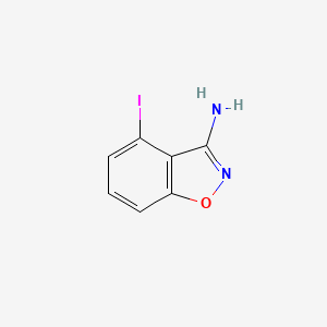 molecular formula C7H5IN2O B3071724 4-Iodobenzo[d]isoxazol-3-amine CAS No. 1012367-55-3