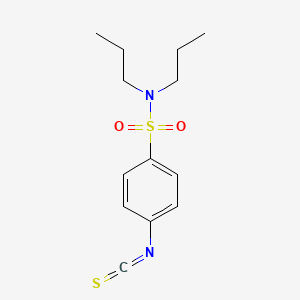 molecular formula C13H18N2O2S2 B3071738 4-异硫氰酸根-N,N-二丙基苯磺酰胺 CAS No. 101265-24-1