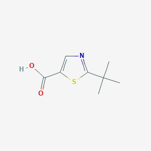 molecular formula C8H11NO2S B3071742 2-Tert-butyl-1,3-thiazole-5-carboxylic acid CAS No. 1012881-39-8