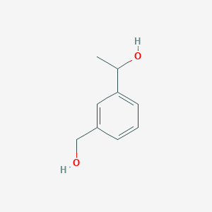 molecular formula C9H12O2 B3071758 1-[3-(Hydroxymethyl)phenyl]ethanol CAS No. 1013027-15-0