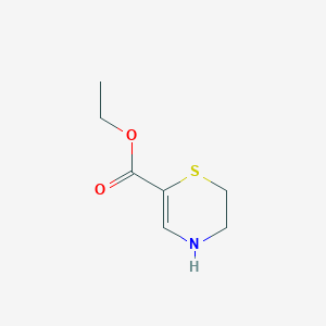 molecular formula C7H11NO2S B3071804 3,4-二氢-2H-1,4-噻嗪-6-羧酸乙酯 CAS No. 101417-21-4