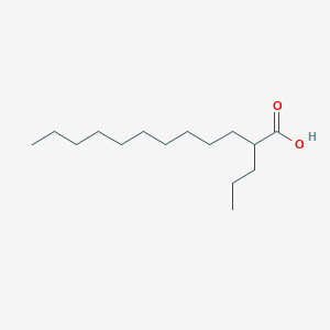 molecular formula C15H30O2 B3071862 Dodecanoic acid, 2-propyl- CAS No. 101452-98-6