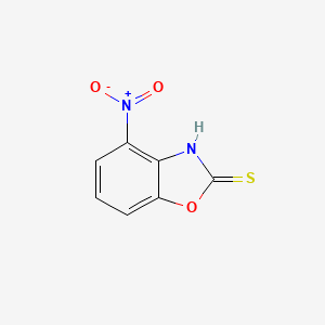 molecular formula C7H4N2O3S B3071878 4-硝基苯并[D]恶唑-2-硫醇 CAS No. 101495-34-5