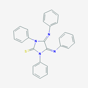molecular formula C27H20N4S B307190 1,3-Diphenyl-4,5-bis(phenylimino)imidazolidine-2-thione 