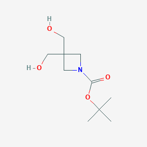 molecular formula C10H19NO4 B3071995 Tert-butyl 3,3-bis(hydroxymethyl)azetidine-1-carboxylate CAS No. 1016233-08-1