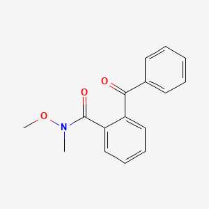 molecular formula C16H15NO3 B3072017 2-benzoyl-N-methoxy-N-methylbenzamide CAS No. 1016340-56-9