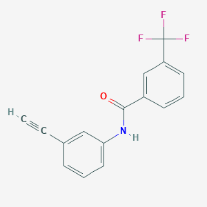 molecular formula C16H10F3NO B3072021 N-(3-Ethynylphenyl)-3-trifluoromethylbenzamide CAS No. 1016435-75-8