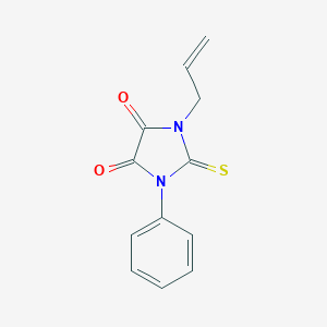 molecular formula C12H10N2O2S B307204 1-Allyl-3-phenyl-2-thioxoimidazolidine-4,5-dione 