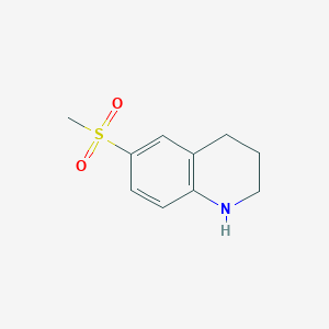 molecular formula C10H13NO2S B3072094 6-Methanesulfonyl-1,2,3,4-tetrahydroquinoline CAS No. 1016521-21-3