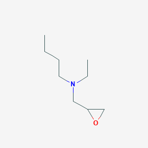 molecular formula C9H19NO B3072186 Butyl(ethyl)(oxiran-2-ylmethyl)amine CAS No. 1016675-25-4