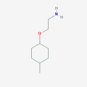 molecular formula C9H19NO B3072247 1-(2-Aminoethoxy)-4-methylcyclohexane CAS No. 1016698-34-2